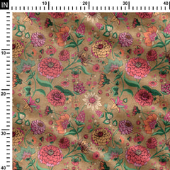 floral allover Print Fabric