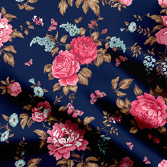 allover flowers Print Fabric
