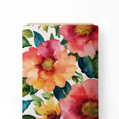 Royal Ranunculus Print Fabric