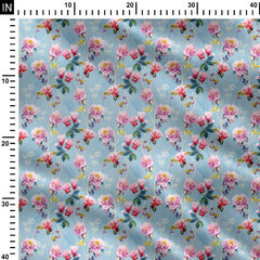 flowers allover Cotton Fabric