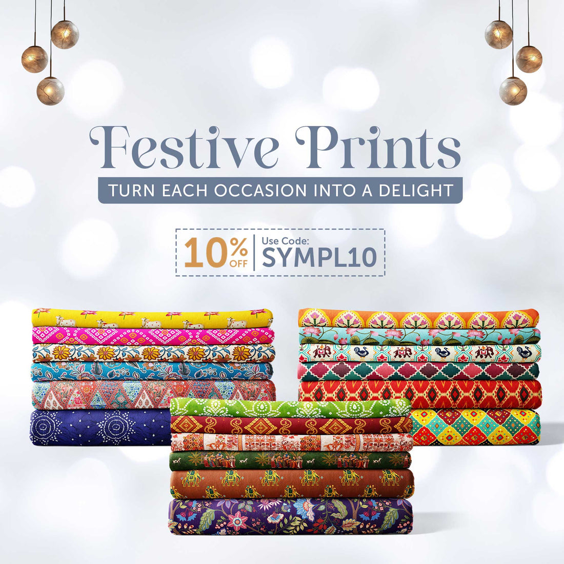 Festive Prints at Symplico – Celebrate in Style with Our Unique Fabrics