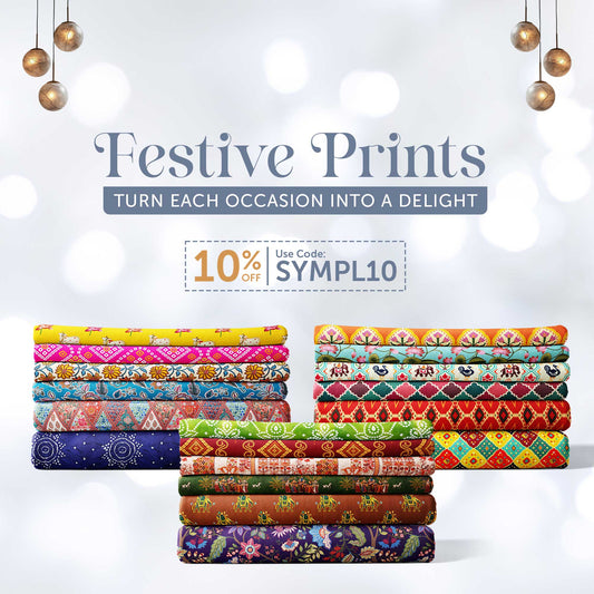 Festive Prints at Symplico – Celebrate in Style with Our Unique Fabrics