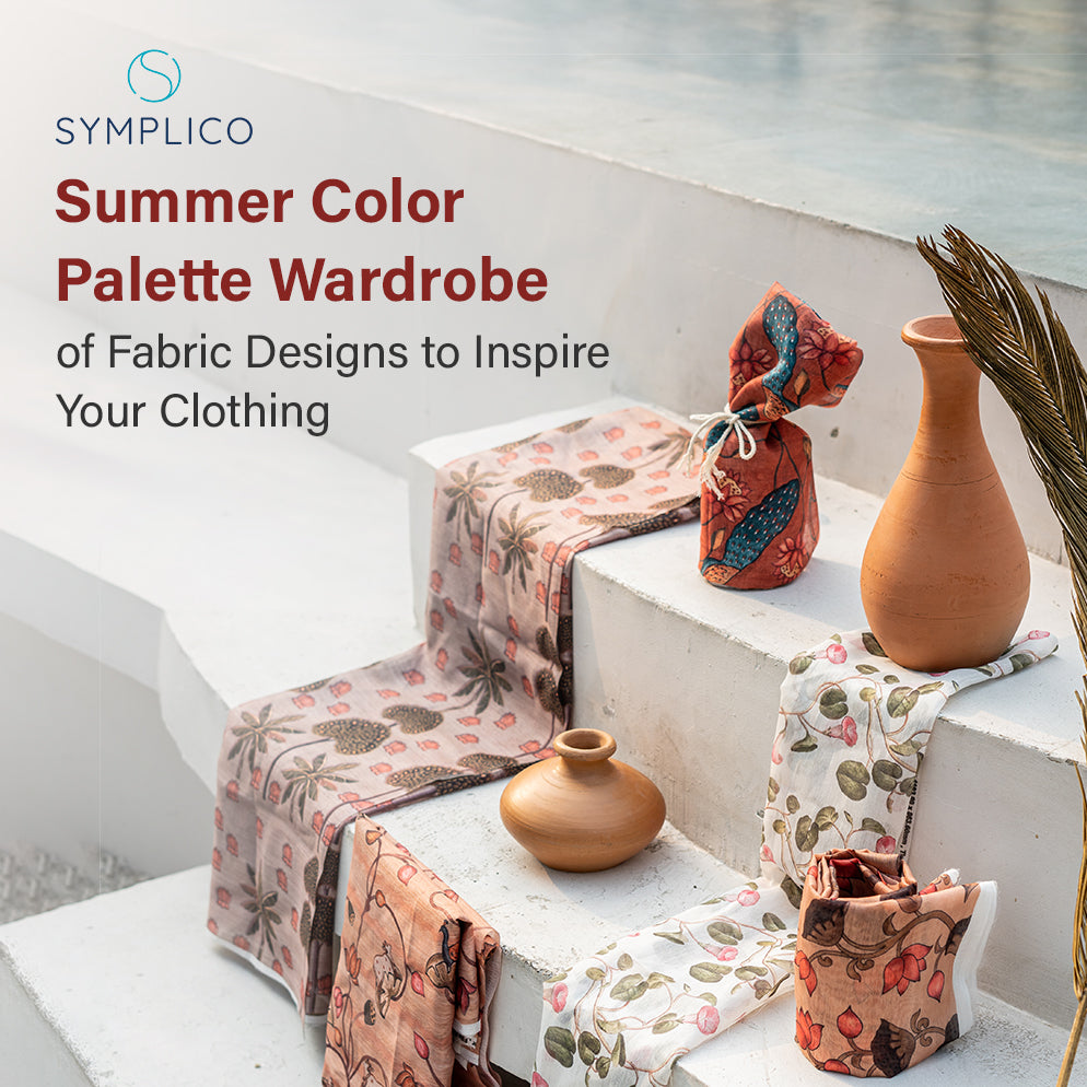 Summer Color Palette Wardrobe of Fabric Designs