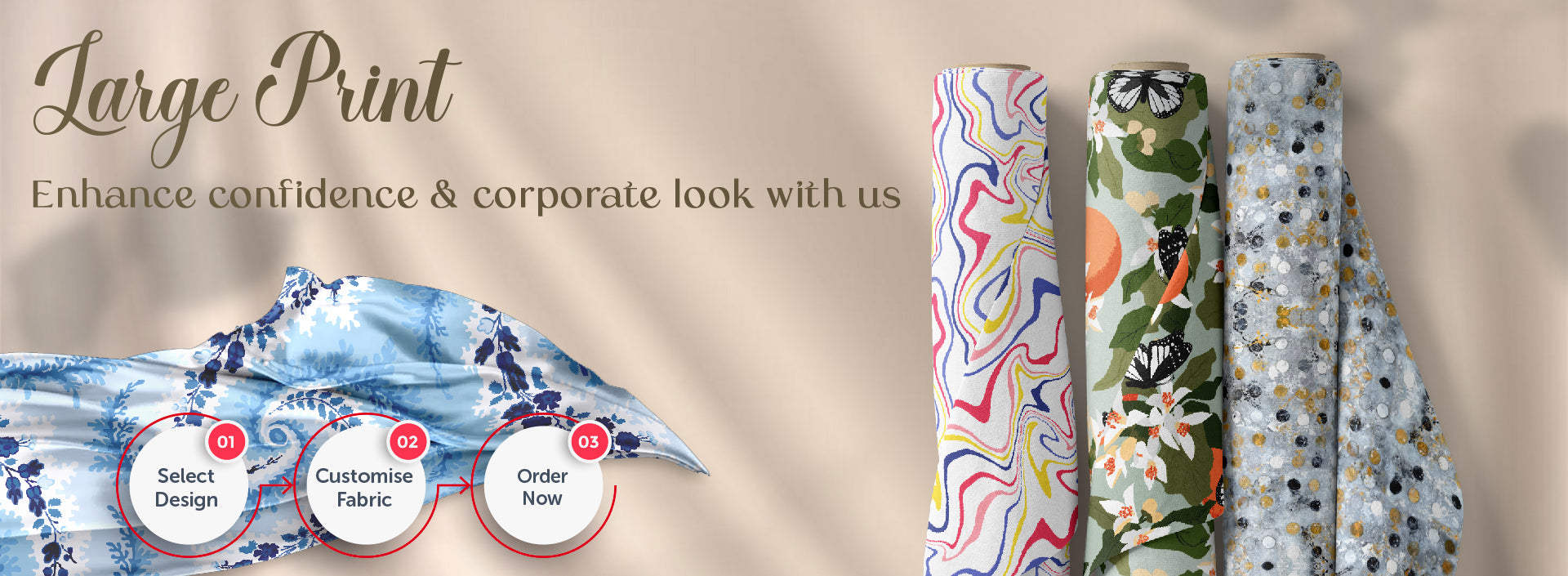 large Print Fabric Online | Symplico