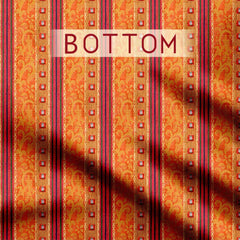 Boho Print Patten Silk Satin Unstitched Suit Set