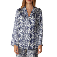 Abstract Pattern Satin Linen Fabric Co-Ord Set