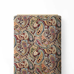 Group paisley Crepe Fabric