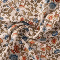 Flower buds Kalamkari