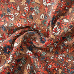 Stems and flowers kalamkari