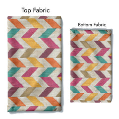 Colorful Arrows Silk Satin Fabric Co-Ord Set