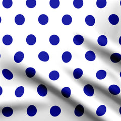 Rayon 5 Meters Polka Dot White Collection Print Fabric