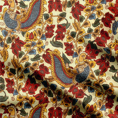 Muslin 3 Meters Kamal kalamkari Print Fabric