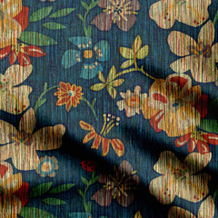 Muslin 1 Meter Fantastic Flower Confetti Print Fabric