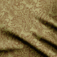 Sebori Paisley Satin Fabric