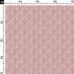 Big Floral Pink Chinnon Chiffon Fabric