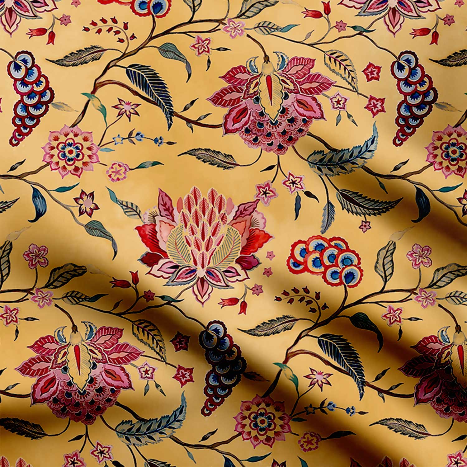 Yellow Blotch Floral-41577, All Designs, Chinnon Chiffon, Chintz, cotton, Cotton Canvas, Cotton Poplin, Cotton Satin, Crepe, Farnaz noori, FEATURED ARTIST DESIGNS, Giza Cotton, Kalamkari, Kalamkari Collection, Latest New Arrival, Light Chiffon, Modal Satin, Muslin, Mustard Collection, Natural Crepe, Organic Cotton Bamboo, Organza, Organza Satin, Organza Satin (Polyester), pashmina, Poly Canvas, Poly Cotton, Pure Linen, Rayon, Satin, Satin Linen, Velvet Velure, Viscose Dola Silk, Viscose Georgette-Symplico