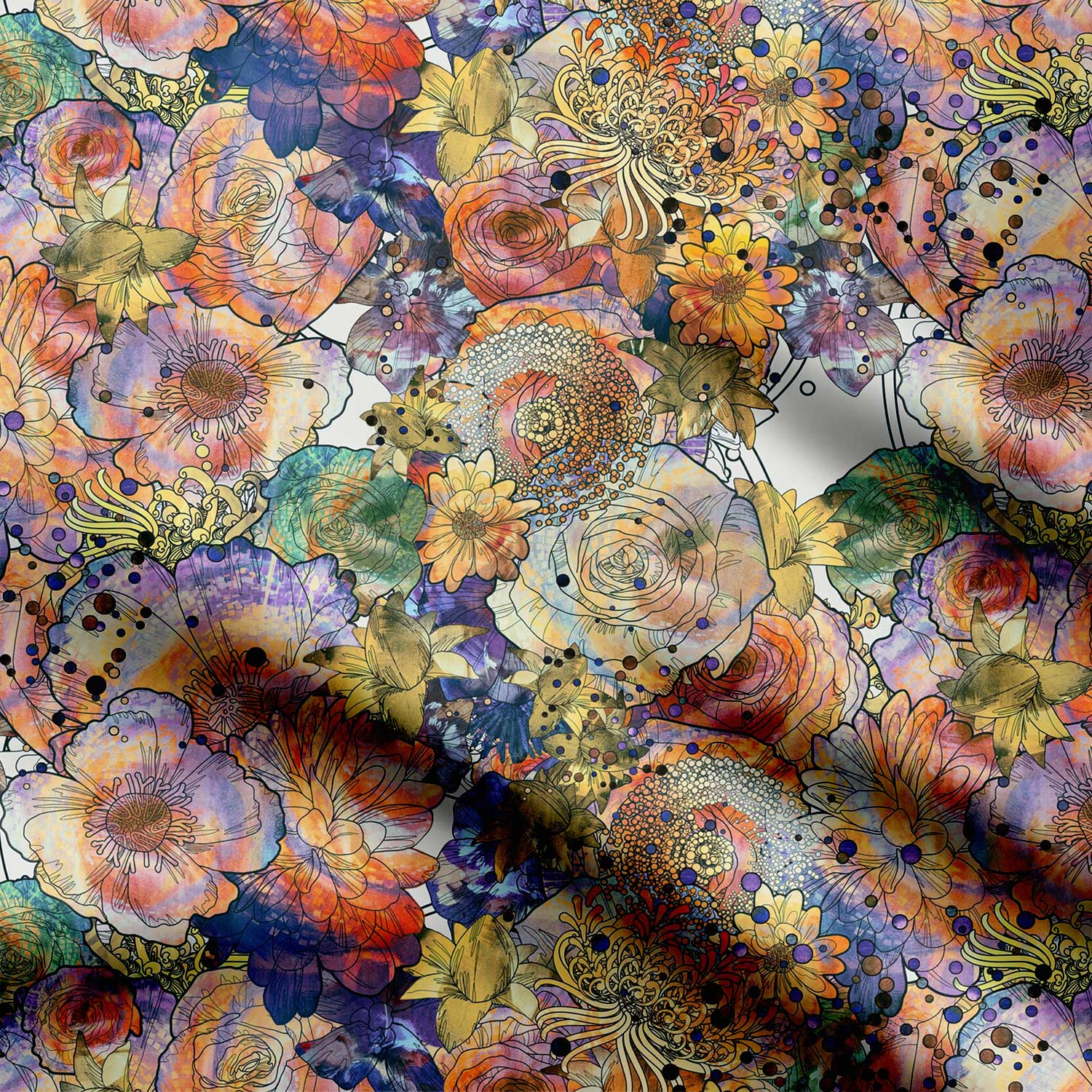 Abstract colorful floral painting-41986, All Designs, Chinnon Chiffon, cotton, Cotton Canvas, Cotton Poplin, Cotton Satin, Crepe, FEATURED ARTIST DESIGNS, Floral, Giza Cotton, Light Chiffon, Modal Satin, Muslin, Natural Crepe, Organic Cotton Bamboo, Organza, Organza Satin, pashmina, Poly Canvas, Poly Cotton, Pure Linen, Rayon, Samaya Sath, Satin, Satin Linen, Velvet Velure, Viscose Dola Silk, Viscose Georgette, Watercolor-Symplico