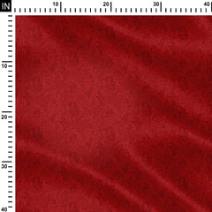 Georgette 1 meter Red minicher texture Print Fabric