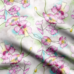 Watercolor orchid branch-42492, All Designs, Chinnon Chiffon, cotton, Cotton Canvas, Cotton Poplin, Cotton Satin, Crepe, FEATURED ARTIST DESIGNS, Floral, Giza Cotton, Light Chiffon, Modal Satin, Muslin, Natural Crepe, Nimit Rajput, Organic Cotton Bamboo, Organza, Organza Satin, pashmina, Poly Canvas, Poly Cotton, Pure Linen, Rayon, Satin, Satin Linen, Velvet Velure, Viscose Dola Silk, Viscose Georgette, Watercolor-Symplico