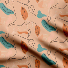 Abstract floral seamless patter