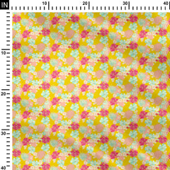 Wild flowers Pattern Chiffon