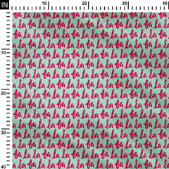 Rayon 4 Meters Typography Designs Print Fabric