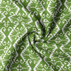 Ikat Impress Silk Satin Fabric Co-Ord Set