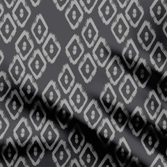 Grey Ikat Mosaic