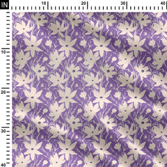 Large Orchid Print Fabric