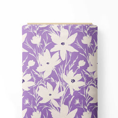 Large Orchid Print Fabric