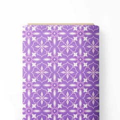 Lilac Mosaic Print Fabric