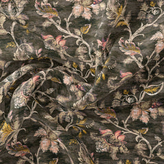 Moonlit Meadows Pashmina Fabric