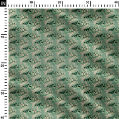 Green Blooms Ballet Pashmina Fabric