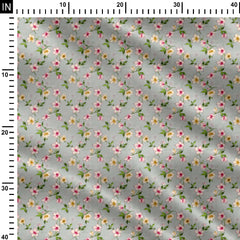 Orchid Oasis Georgette Fabric