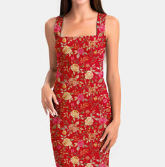 Rosy Red Floral