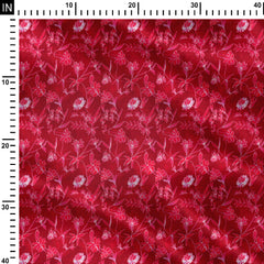 Enchanted Lattice Velvet Fabric