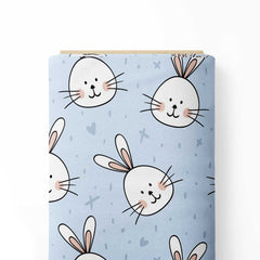 Cute Bunnies Cotton Fabric