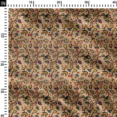 Regal Hues Tapestry Satin Linen Fabric