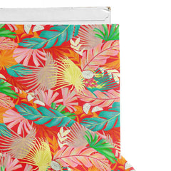 Exotic Palms Modal Satin Fabric