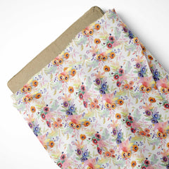 Balsam Bloom Modal Satin Fabric