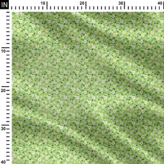 Minty Mirage Georgette Fabric