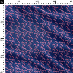Berry Bliss Ballet Georgette Fabric
