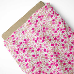 Pink Serenity Elegance Georgette Fabric