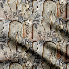 Crafted Rocks Print Fabric