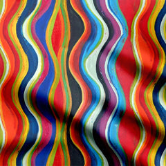 Ruby Ripples Print Fabric