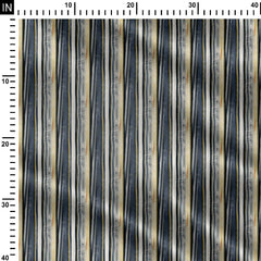 Slate Bands Print Fabric