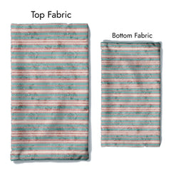 Delicate Stripe Muslin Fabric Co-Ord Set
