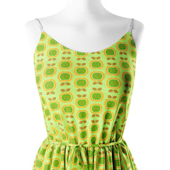 Green apple Print Fabric