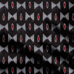 Majestic Mulberry Ikat Print Fabric