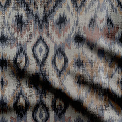 Labyrinthine Abstract Print Fabric